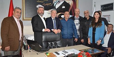 Yalçın Ata'nın Karaburun Esnaf Odası Ziyareti